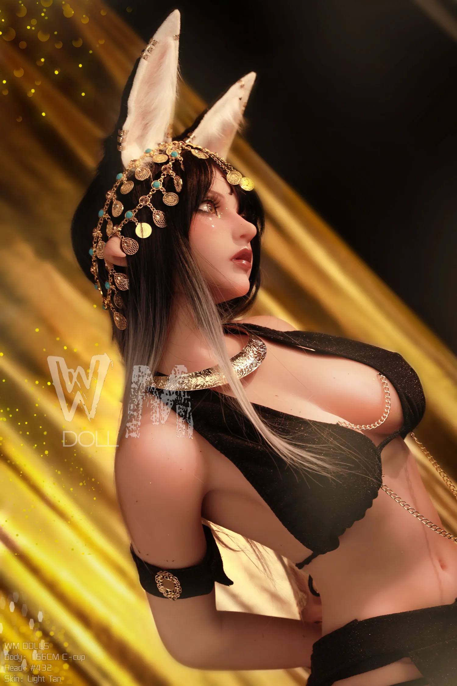 166cm (5ft5) C-Cup sex doll with metal skeleton S-TPE Sex Doll Head #432